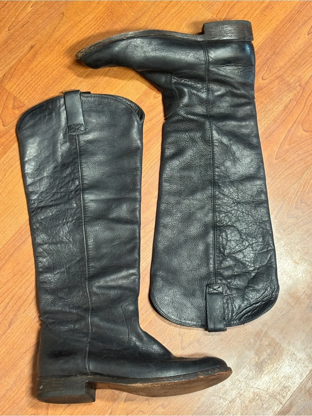Dolce Vita Black Over-the-Knee Leather Boots